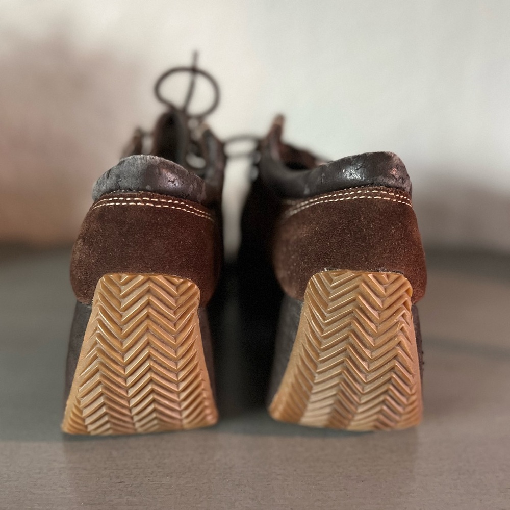 RARE Vintage Lower East Side Chunky Platform Loafers - Picture 4 of 11